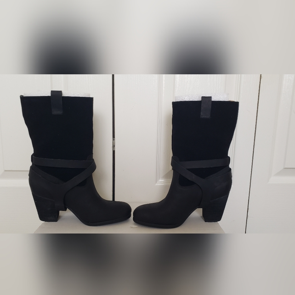 UNWORN Ralph Lauren Denim & Supply MATTIE Leather Boots - Picture 3 of 9